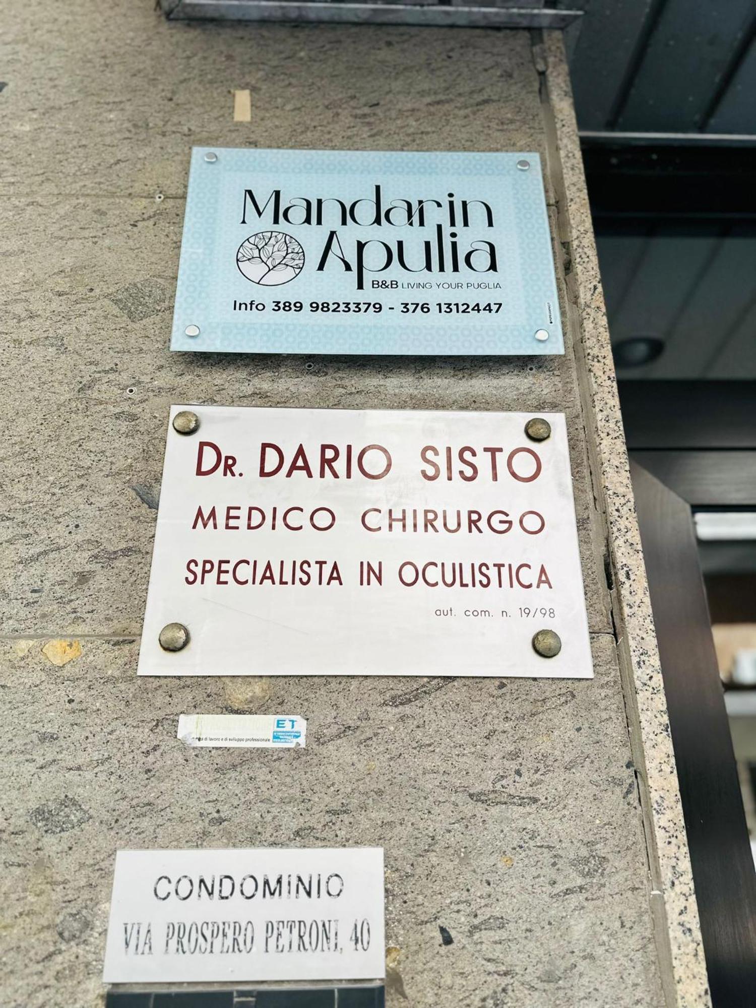 Mandarin Apulia B&B Bari Eksteriør billede